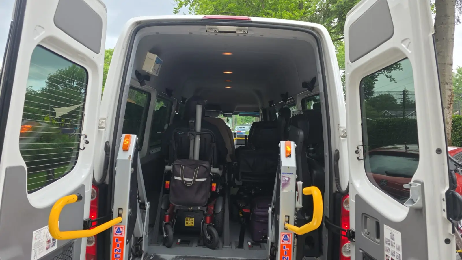 Rolstoeltaxi voorbeeld